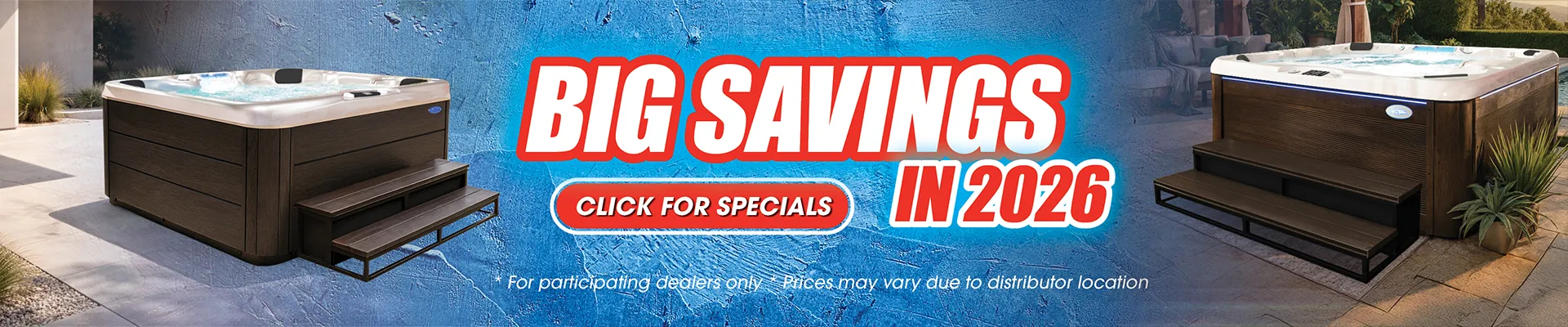 Calspas hot tub being used in a family setting - Midland