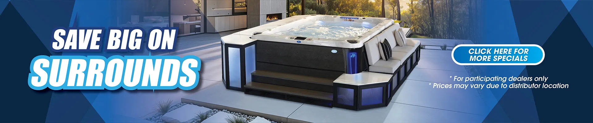Calspas hot tub being used in a family setting - Midland