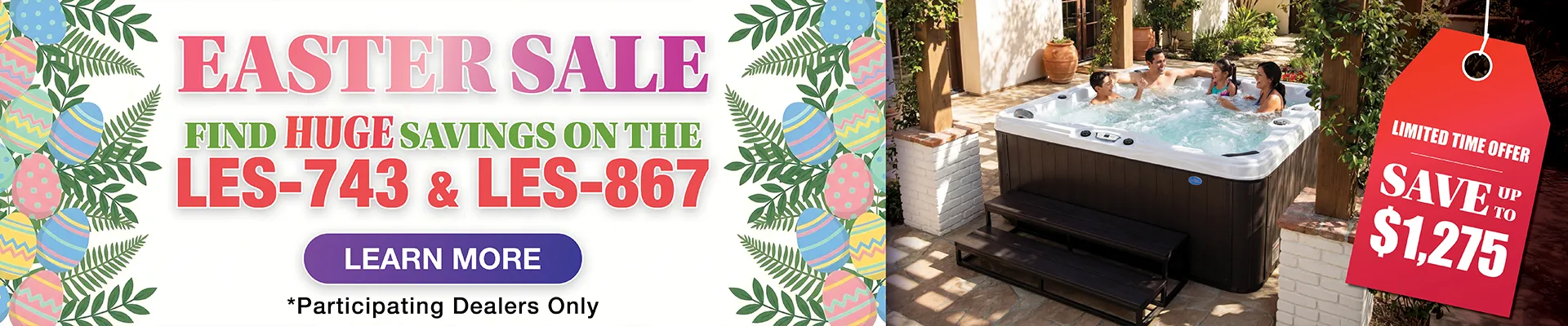 Calspas hot tub being used in a family setting - Midland