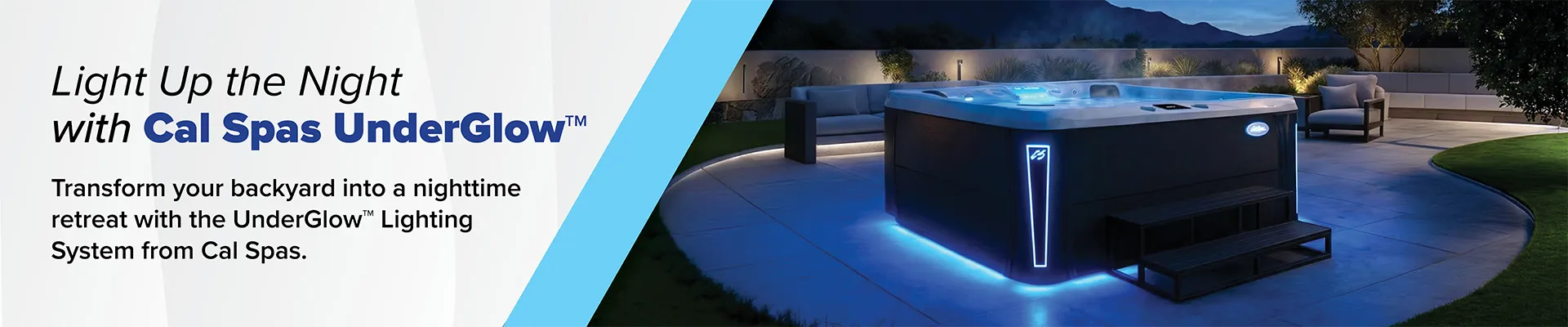 Calspas hot tub being used in a family setting - Midland